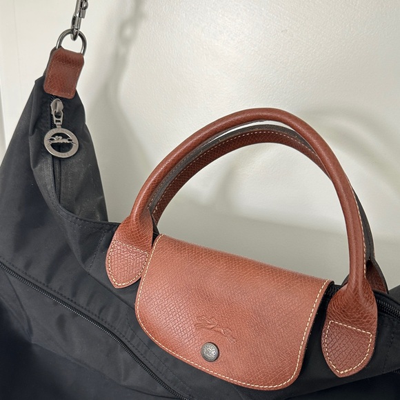 Longchamp Le Pliage Expandable Travel Nylon Weekender - Picture 4 of 5